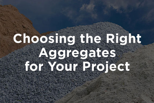 Choosing The Right Aggregates For Your Project [infographic ...